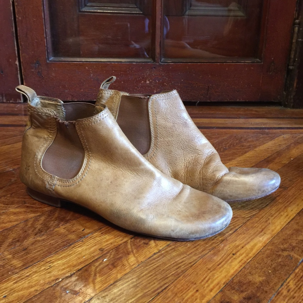 Frye Jillian Chelsea Boot, Camel, Sz 11